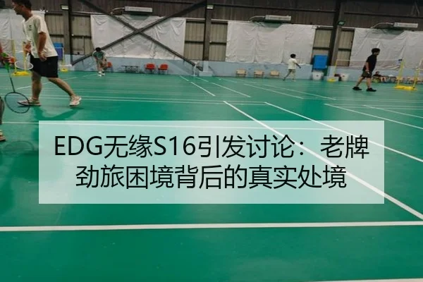 EDG无缘S16引发讨论：老牌劲旅困境背后的真实处境